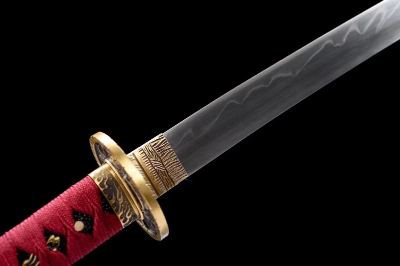【廠家直銷】T10燒刃海浪紋《神龍太刀》武士刀 日本刀 日式刀 打刀 太刀 日式指揮刀 協差 肋差 武士刃 未開刃 | 蝦皮購物