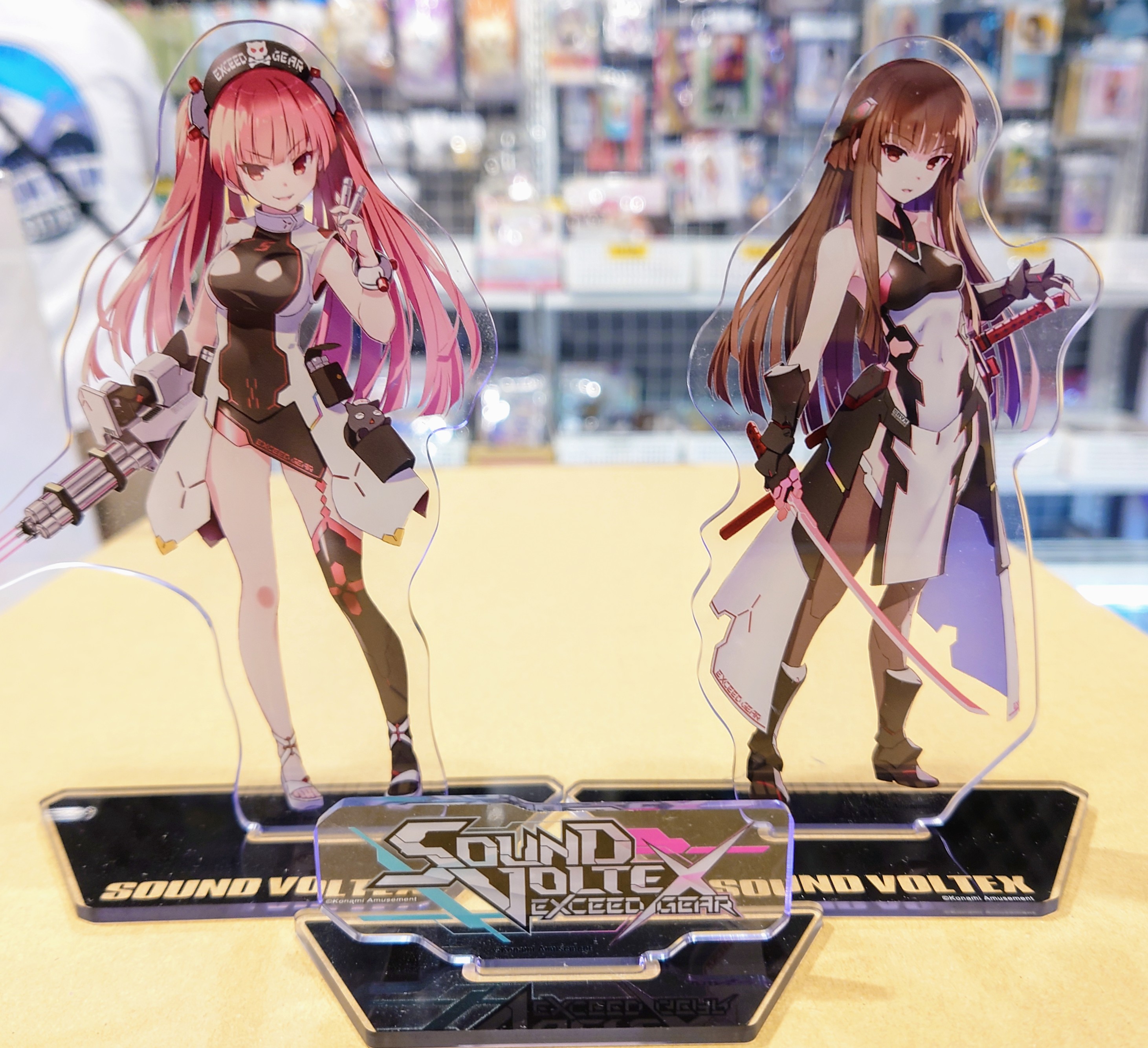 SDVX】日本限定紅刃戀刃立牌交換景品SOUND VOLTEX EXCEED GEAR