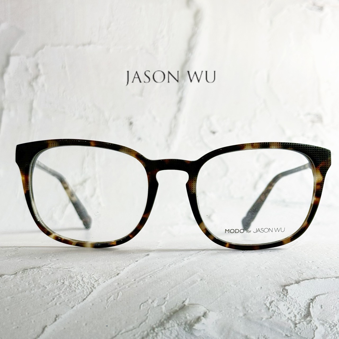 【JASON WU x MODO 聯名款】玳瑁｜壓紋質感｜MOD.THEA｜出清｜日本框｜唯光眼鏡 | 蝦皮購物