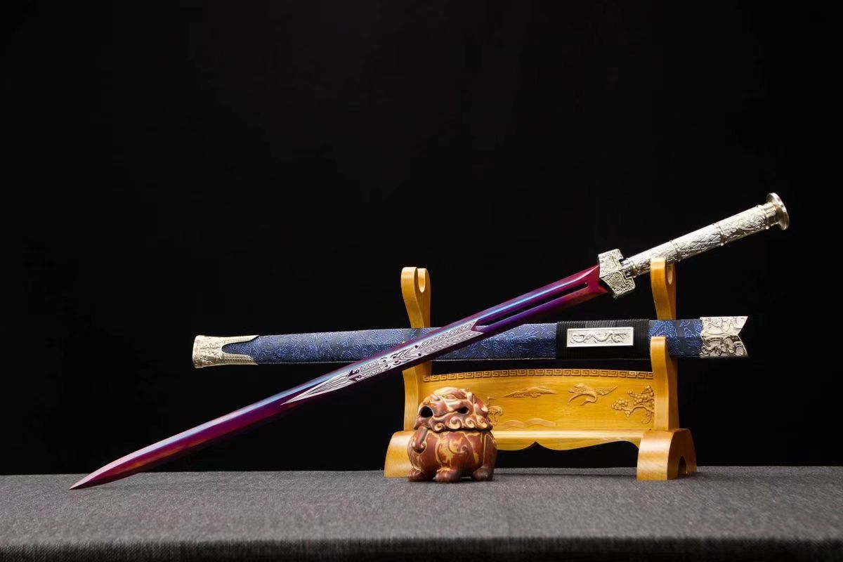 龍泉寶劍純手工漢劍一體龍骨刀劍鍛打七星龍淵寶劍武術收藏未開刃 | 蝦皮購物