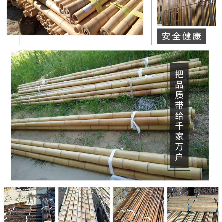YINXIANGJIA 粗竹竿 干竹子 楠竹 防腐 大毛竹 裝飾屏風隔斷搭架造景竹桿竹條 | 蝦皮購物