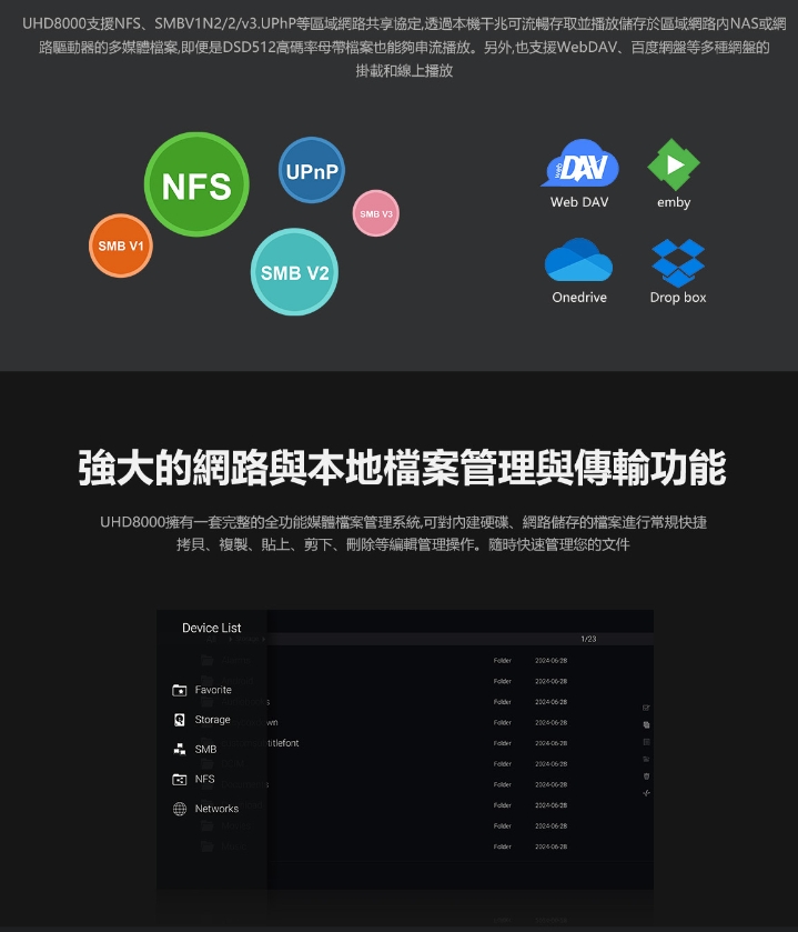 ZIDOO 芝杜 UHD8000 8K UHD多媒體播放機