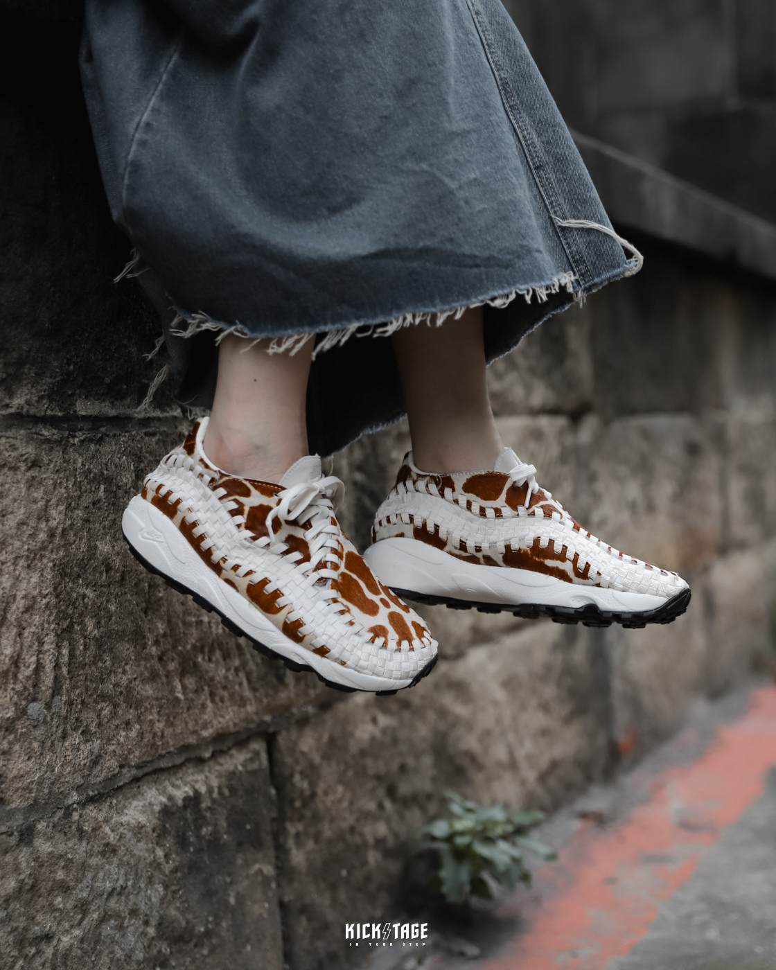 NIKE AIR FOOTSCAPE WOVEN 編織鞋黑馬毛長頸鹿【FB1959-001】【FB1959