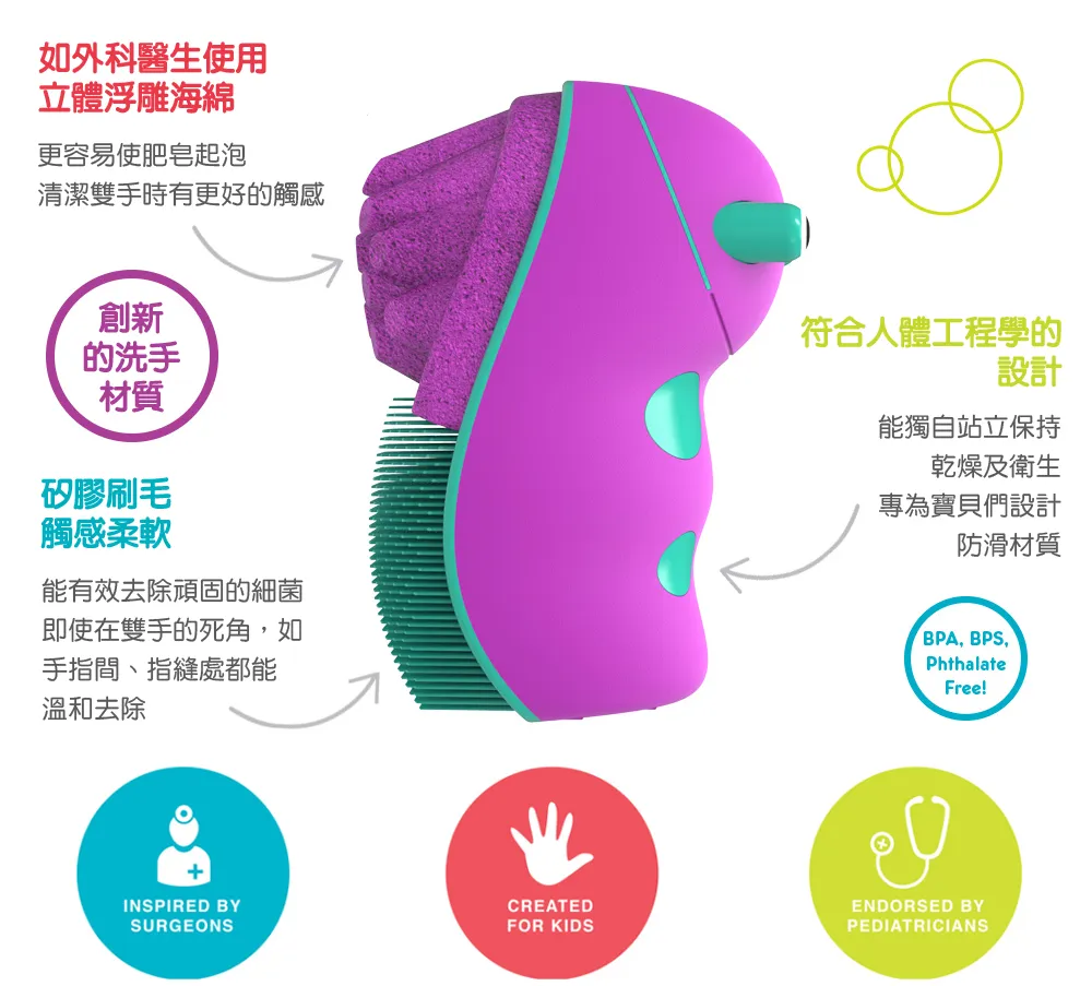 in當天出貨 | Scrub Bugs洗手蟲 洗手小幫手 讓孩子愛上洗手的用具 洗手刷子【in185】 | 蝦皮購物
