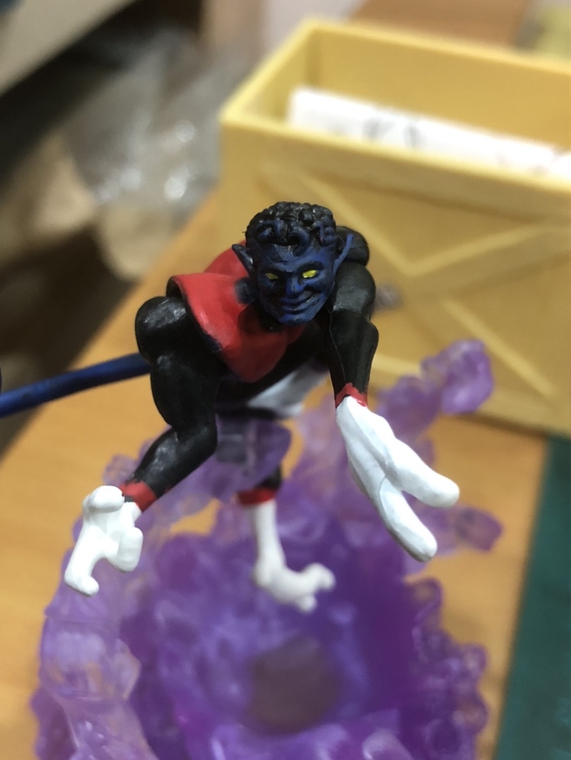 marvel figure factory X戰警 盒玩 場景 公仔 x-men 藍魔鬼 鐳射眼 獨眼龍 金鋼狼 哨兵 | 蝦皮購物
