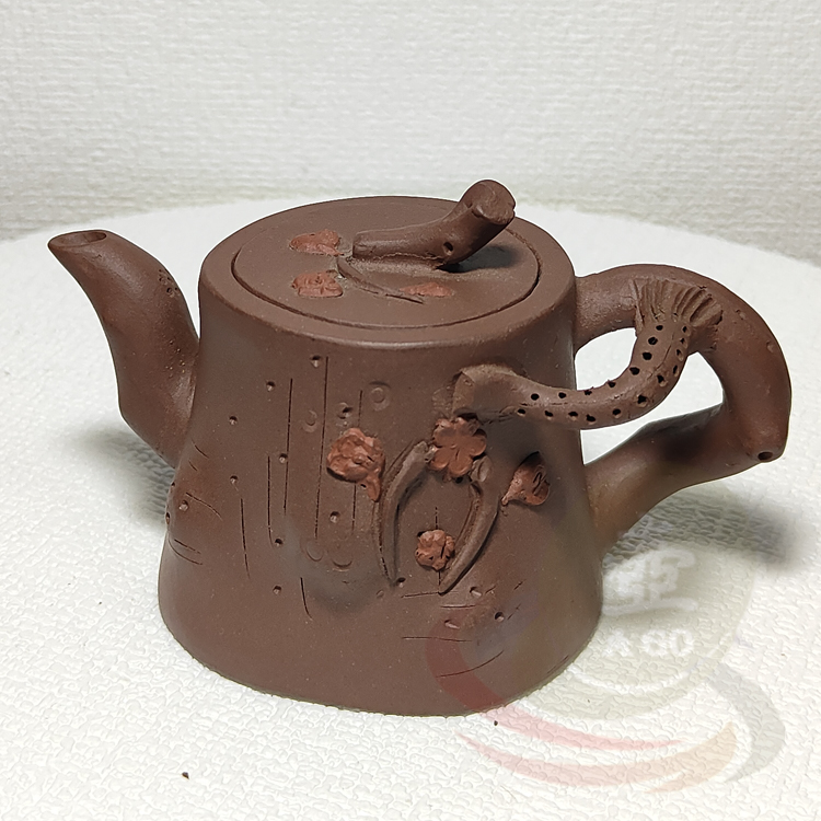 宜興窯 紫砂茶壺 在銘 煎茶道具 孟臣 詩文 高牆蓋（清某有名収集