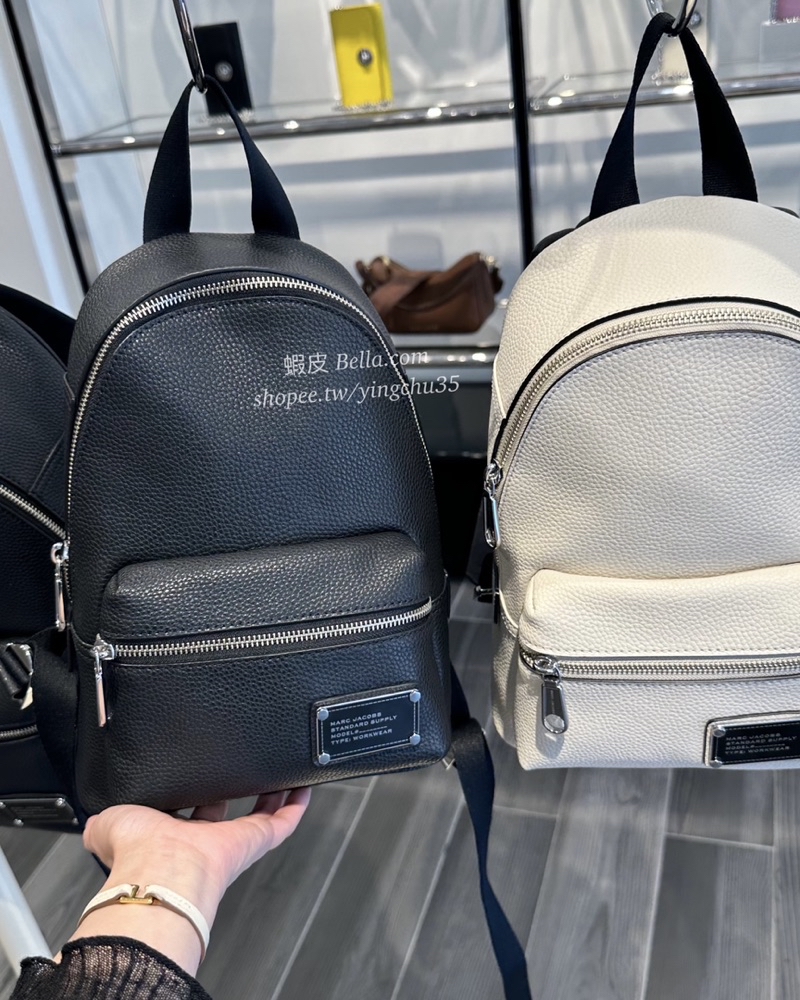 美國代購🇺🇸 Marc Jacobs MJ 皮革 後背包 小款 大款 小後背 大後背 | 蝦皮購物