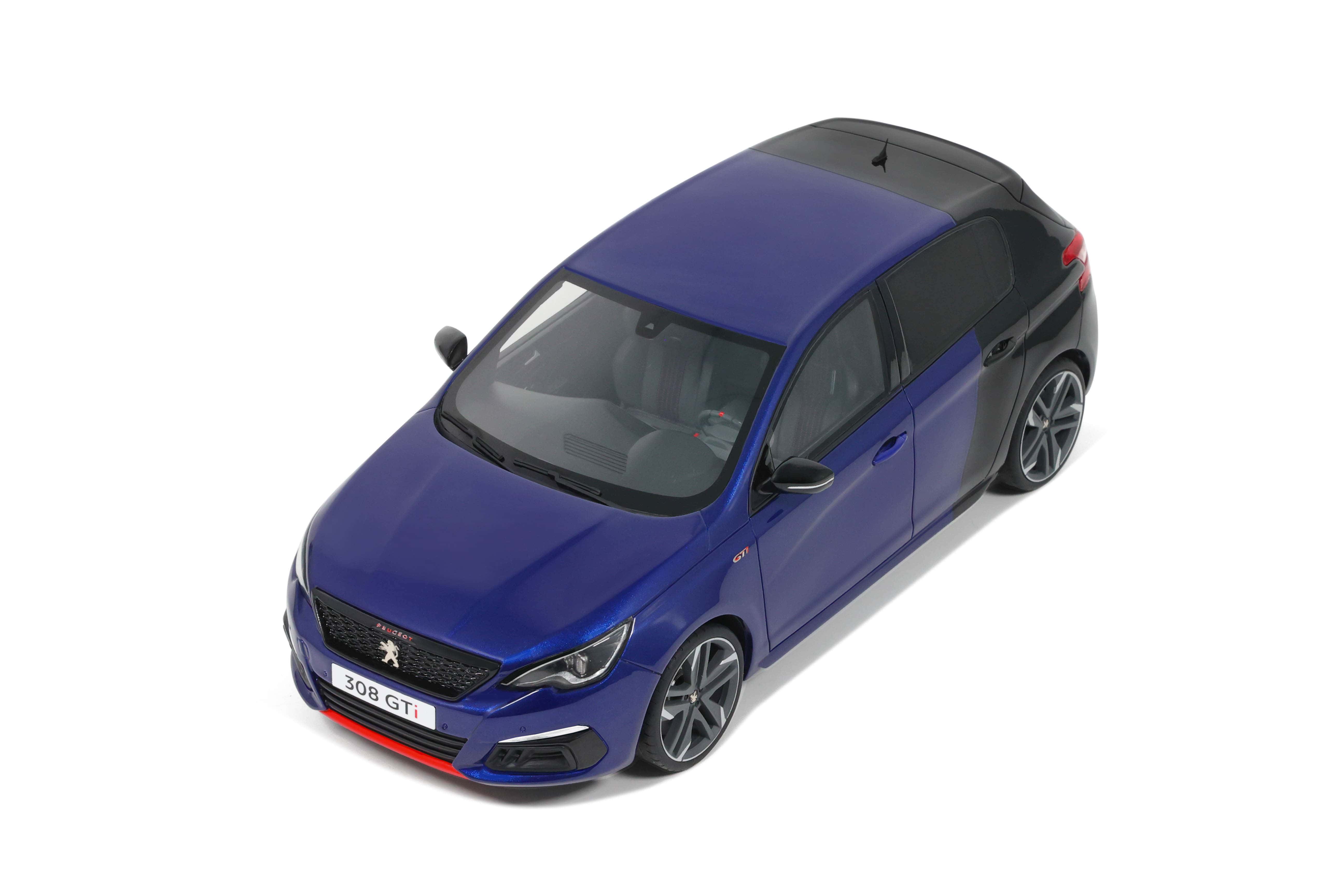樹脂1:18プジョー308 GT模型静的車モデルホームデコレーションに