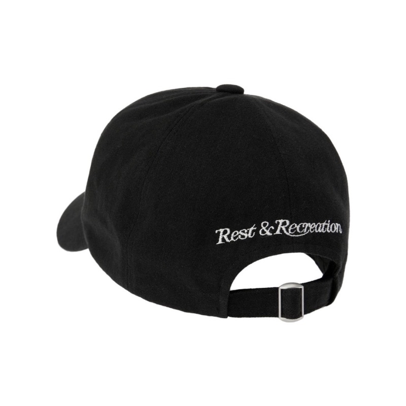 Rest & Recreation RR Logo Terry Ball Cap - Charcoal