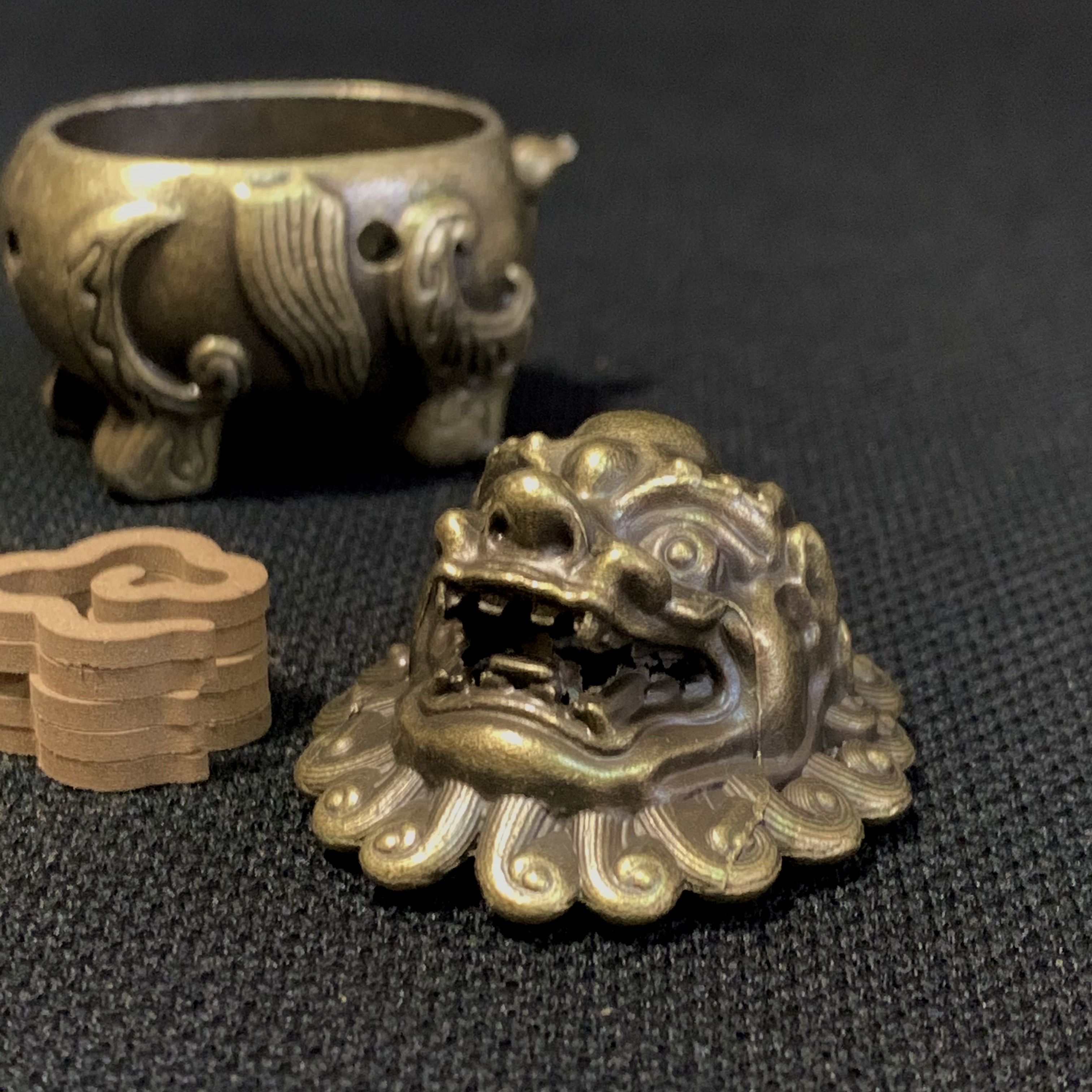 【茶王商店】狻猊合金小香爐 適用小祥雲香 獅子 合金香爐 狻猊 貔貅 麒麟 爐 香爐 盤香爐 線香爐 塔香爐 薰香爐 | 蝦皮購物