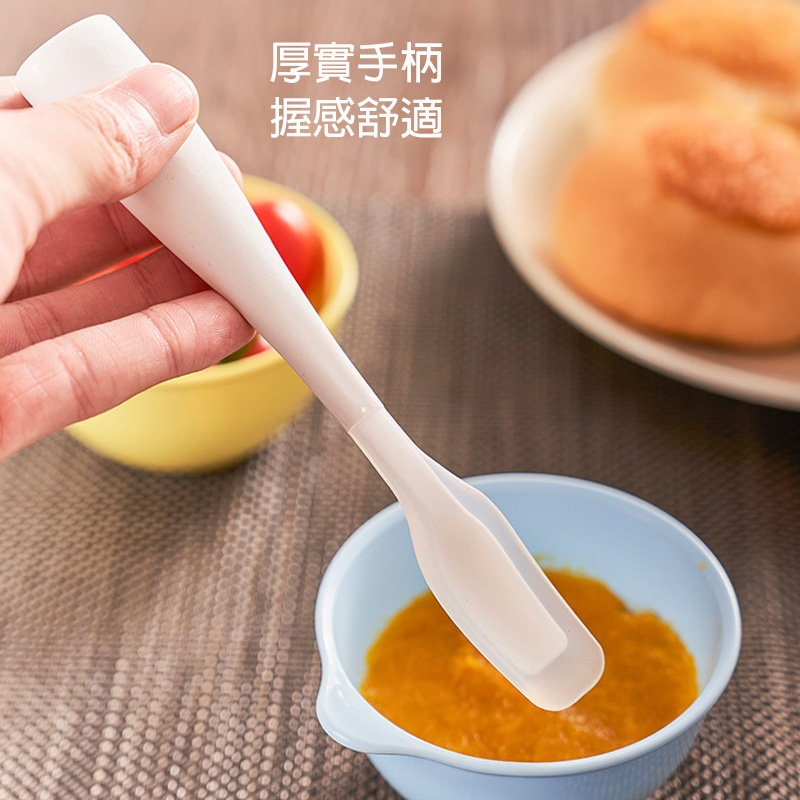 日本KM 可站立矽膠刮勺 果醬勺 矽膠果醬刮勺 可站立 料理刮勺 奶油刮勺 瓶底刮乾淨 輔食勺 果醬湯匙 矽膠刮勺 | 蝦皮購物