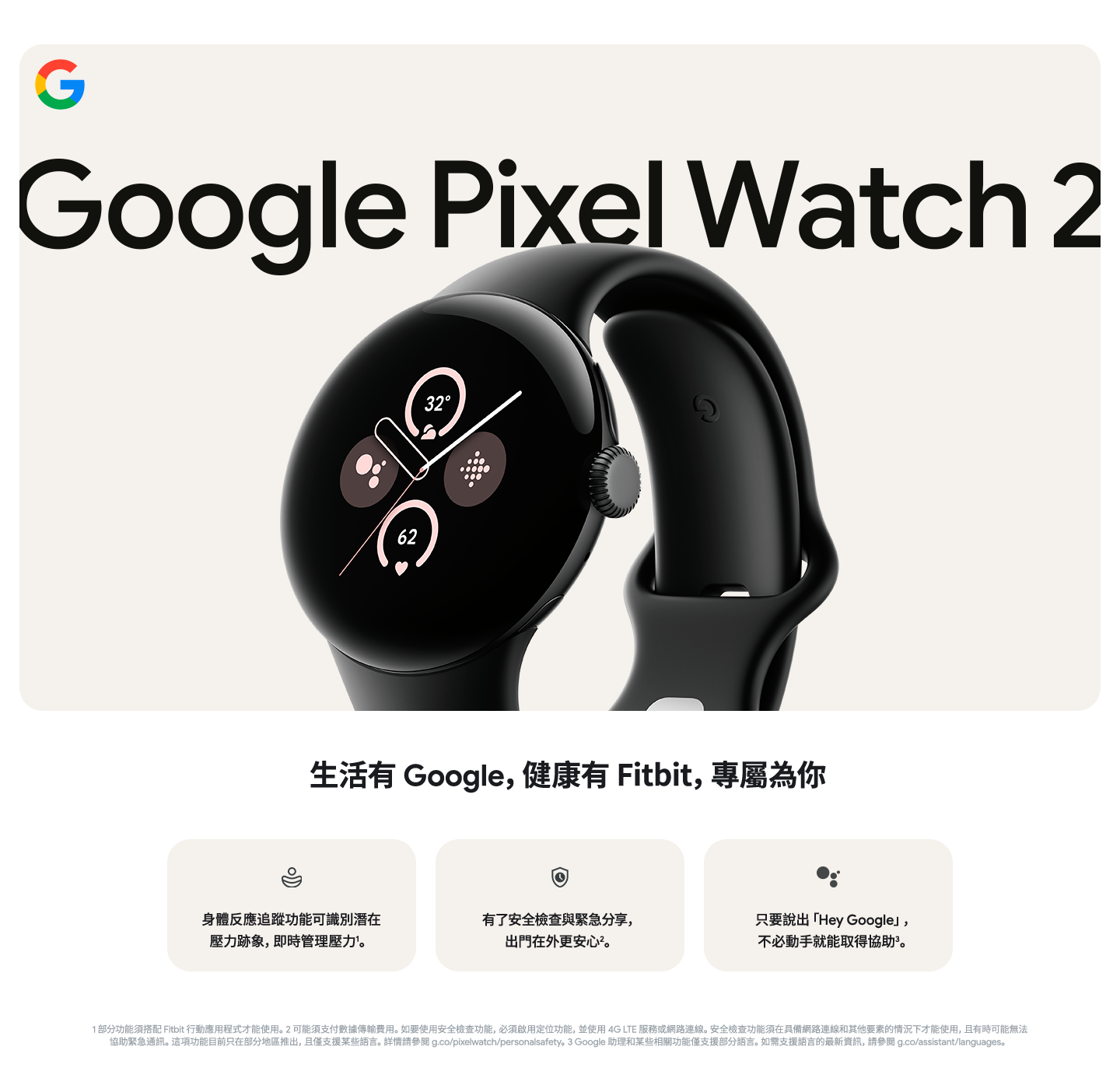 Google Pixel Watch2 BT版藍牙/wi-fi【Google產品旗艦店】 | 蝦皮購物