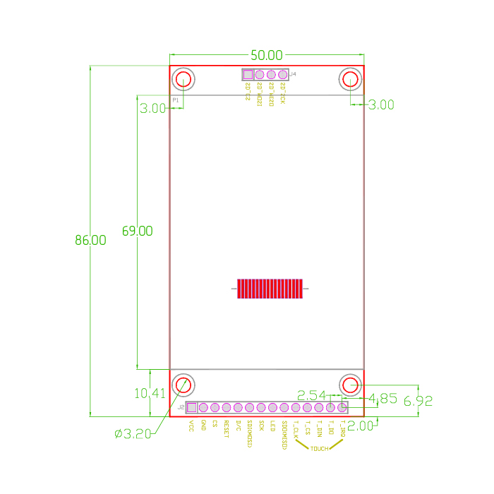 iCShop 2.8吋 240x320 TFT彩色液晶顯示螢幕 SPI介面-無觸控 | 蝦皮購物