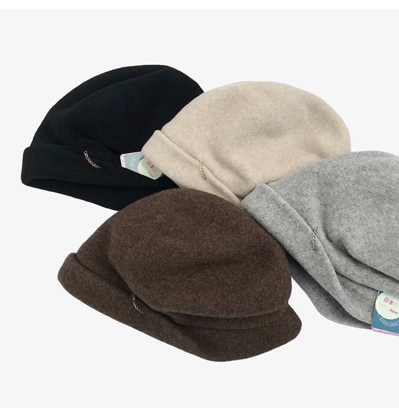 日本🇯🇵代購maxim kobe 日本製純羊毛造形貝雷帽漁夫帽四色