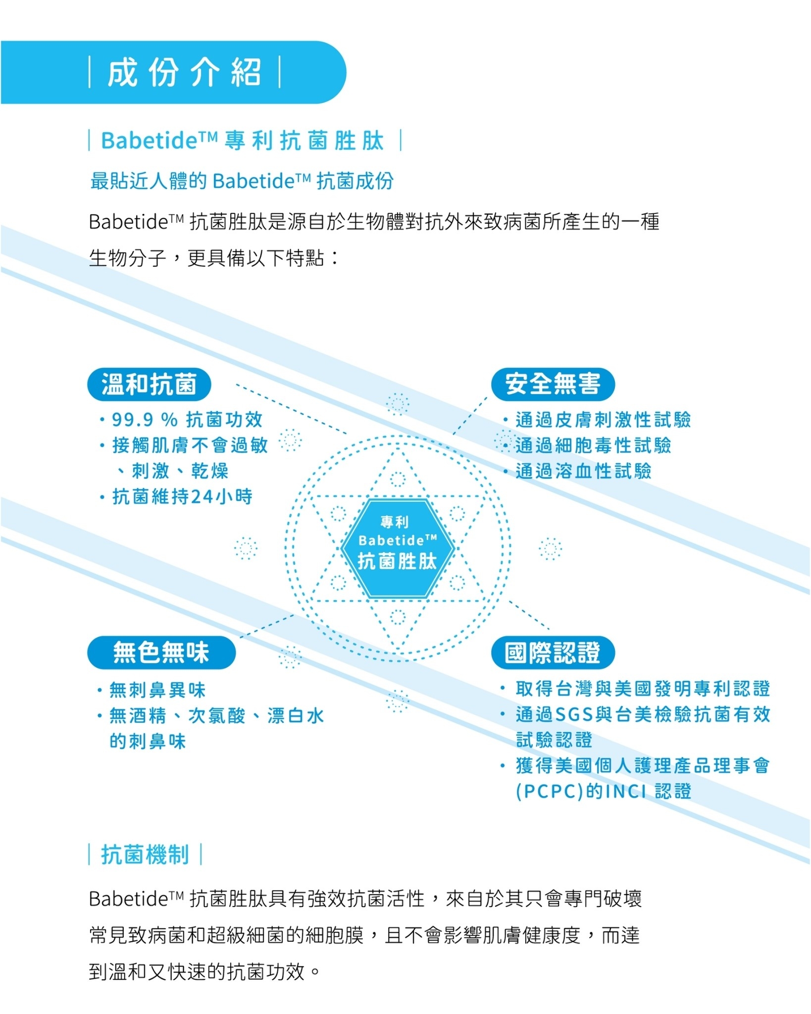 胜肽抗菌防護液(50ML隨身瓶) 覓肽Metide抗菌液 肌膚清潔、外部抗菌｜敏感肌族群、母嬰童適用｜溫和清潔 長效抗菌 | 蝦皮購物