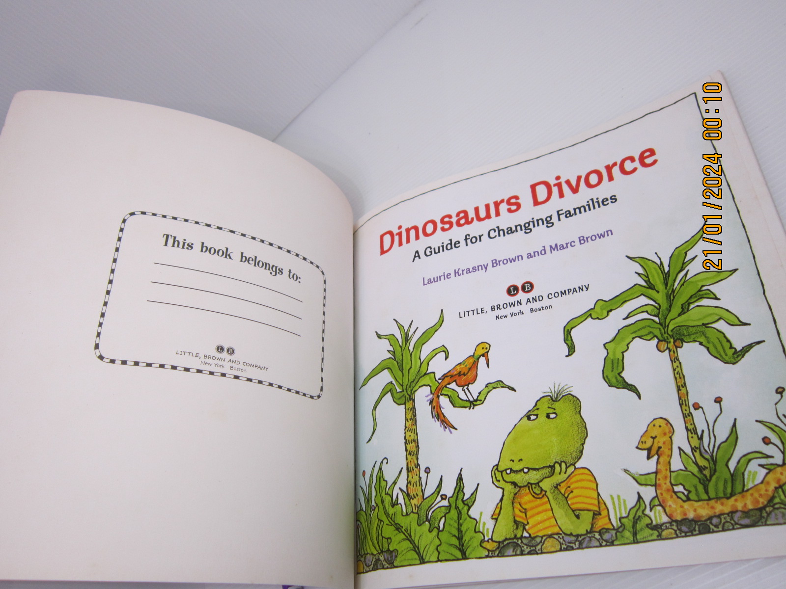 「二手書」英文繪本 Dinosaurs Divorce A Guide for Changing Families 蝦皮購物