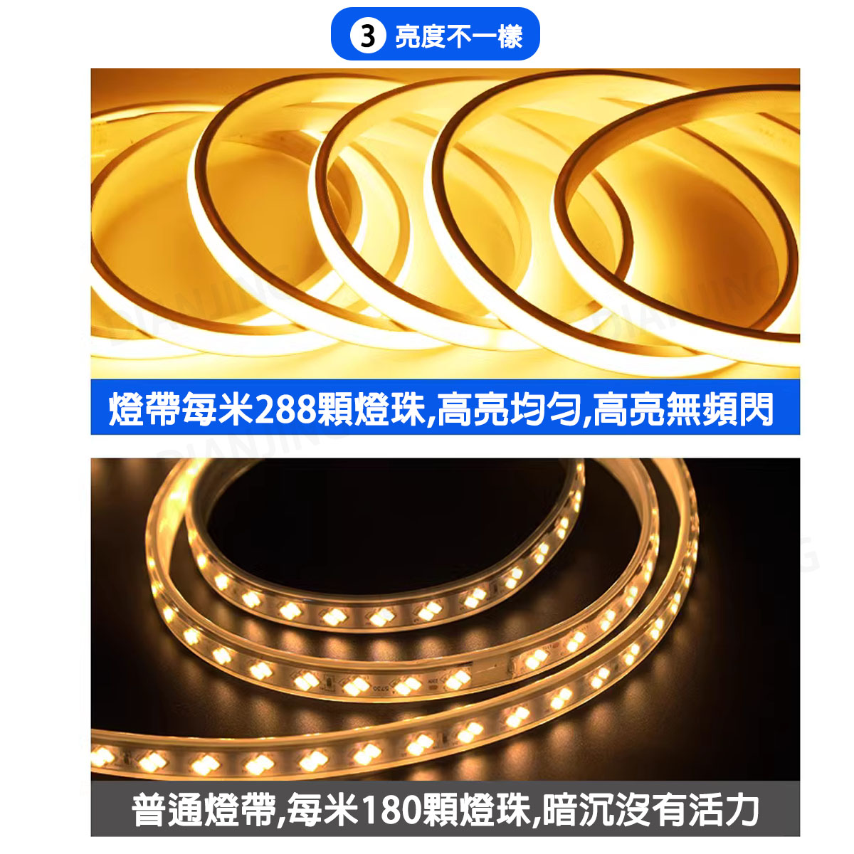 現貨 110V燈條 柔性線條造型燈條 288燈/米 25CM可剪 客廳吊頂家裝工程亮化 線性COB高亮軟燈條 | 蝦皮購物