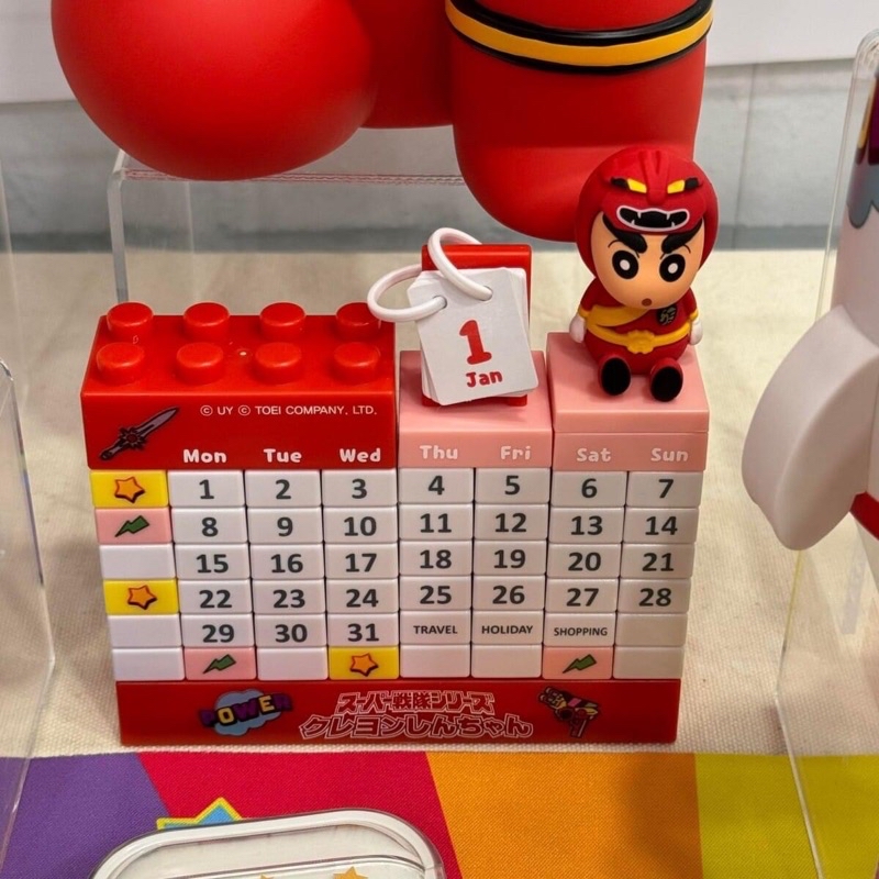 7-11蠟筆小新超級戰隊-公仔積木公仔、夾立兩用充電風扇 滑鼠墊 磁鐵 | 蝦皮購物