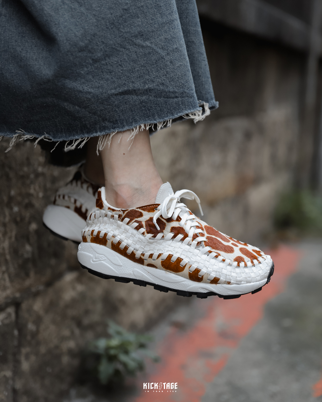 NIKE AIR FOOTSCAPE WOVEN 編織鞋黑馬毛長頸鹿【FB1959-001】【FB1959