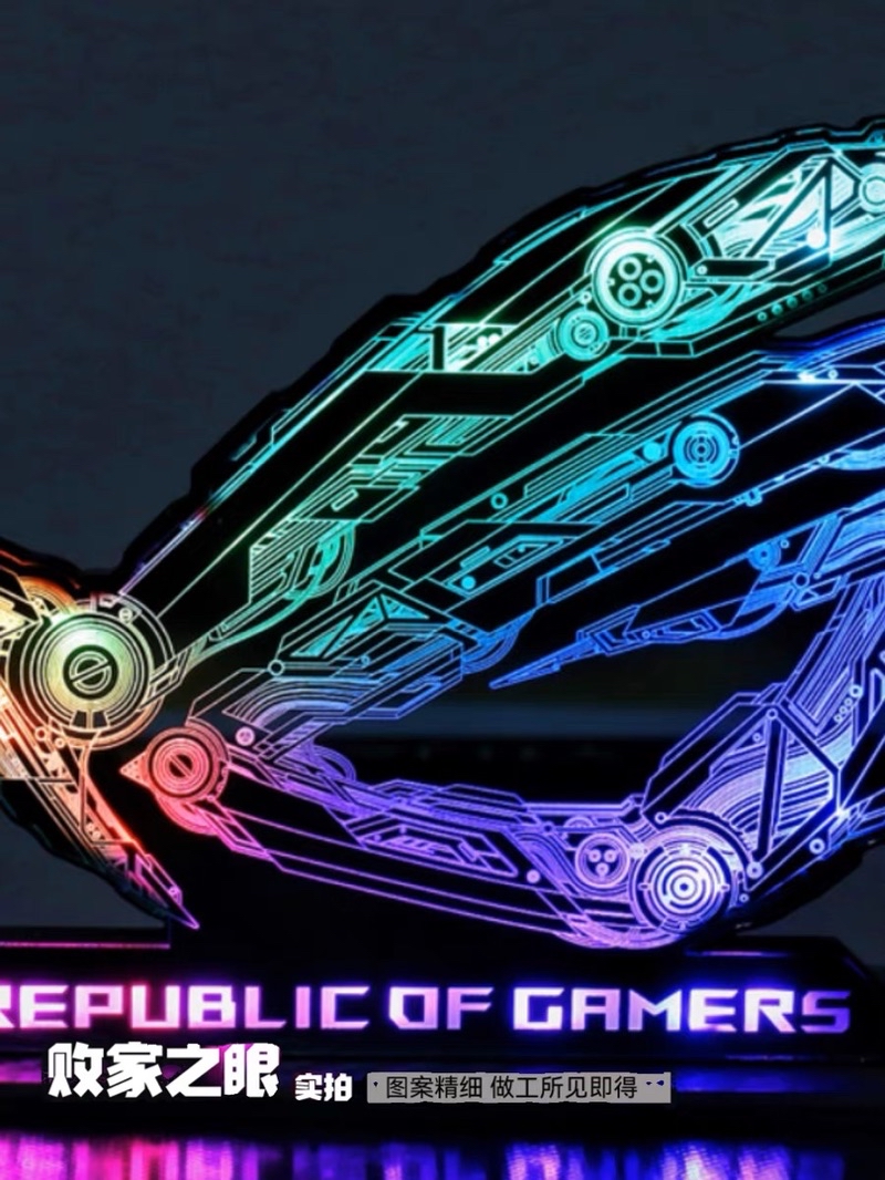 ROG 主機 燈飾 擺飾 玩家國度 信仰之眼 敗家之眼 電競周邊 | 蝦皮購物