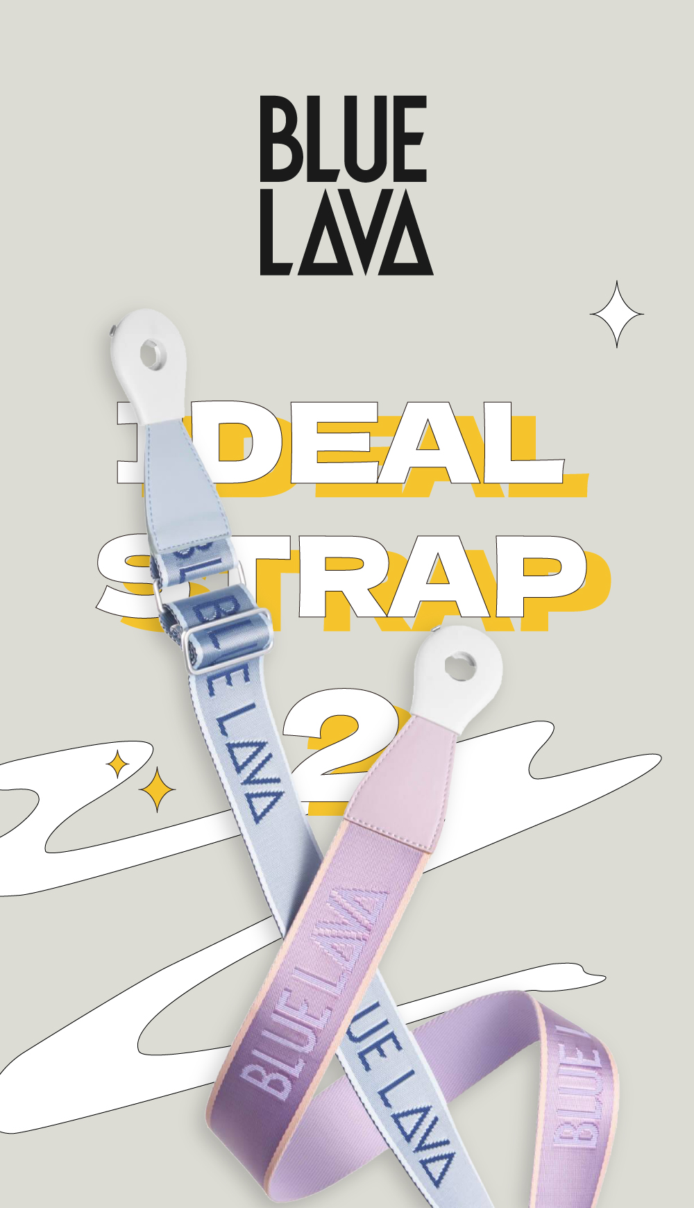 LAVA Music Ideal Strap 2 編織吉他背帶BLUE LAVA 適用5色可選【他,在