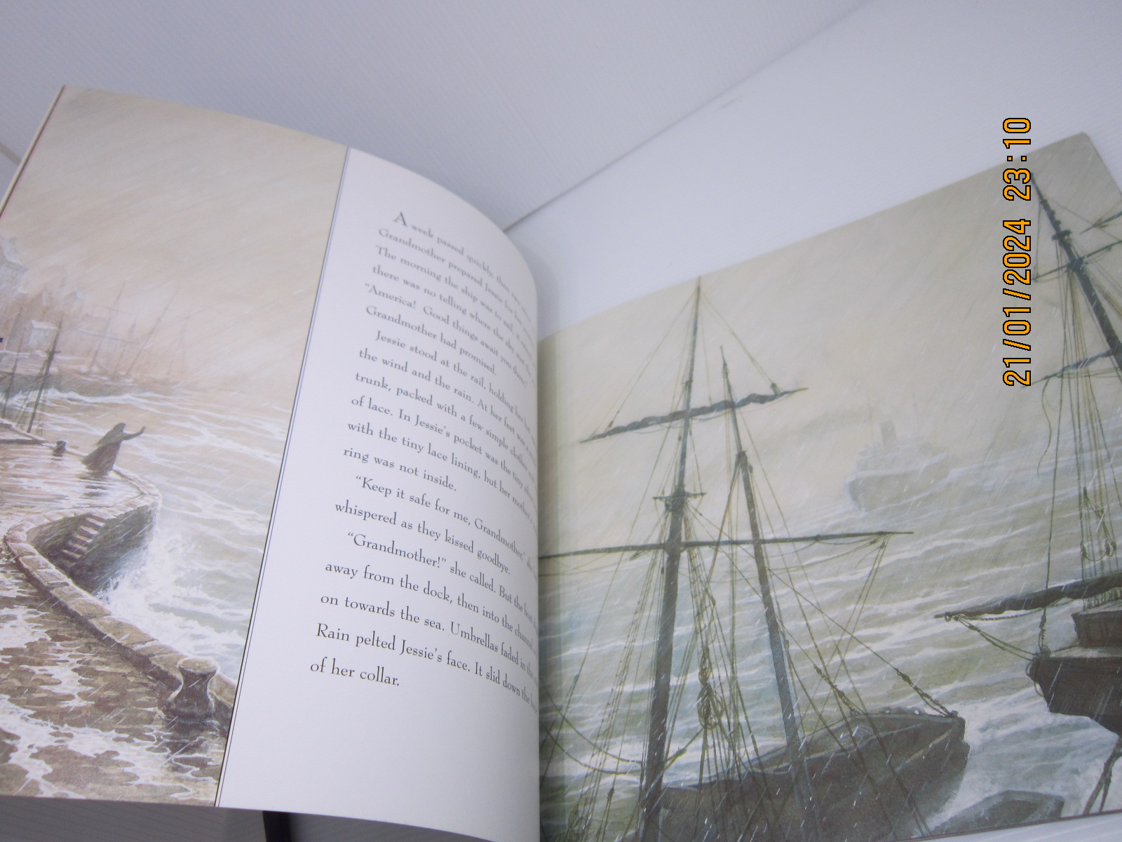 「二手書」Walker When Jessie Came Across the Sea 英文繪本 Amy Hest
