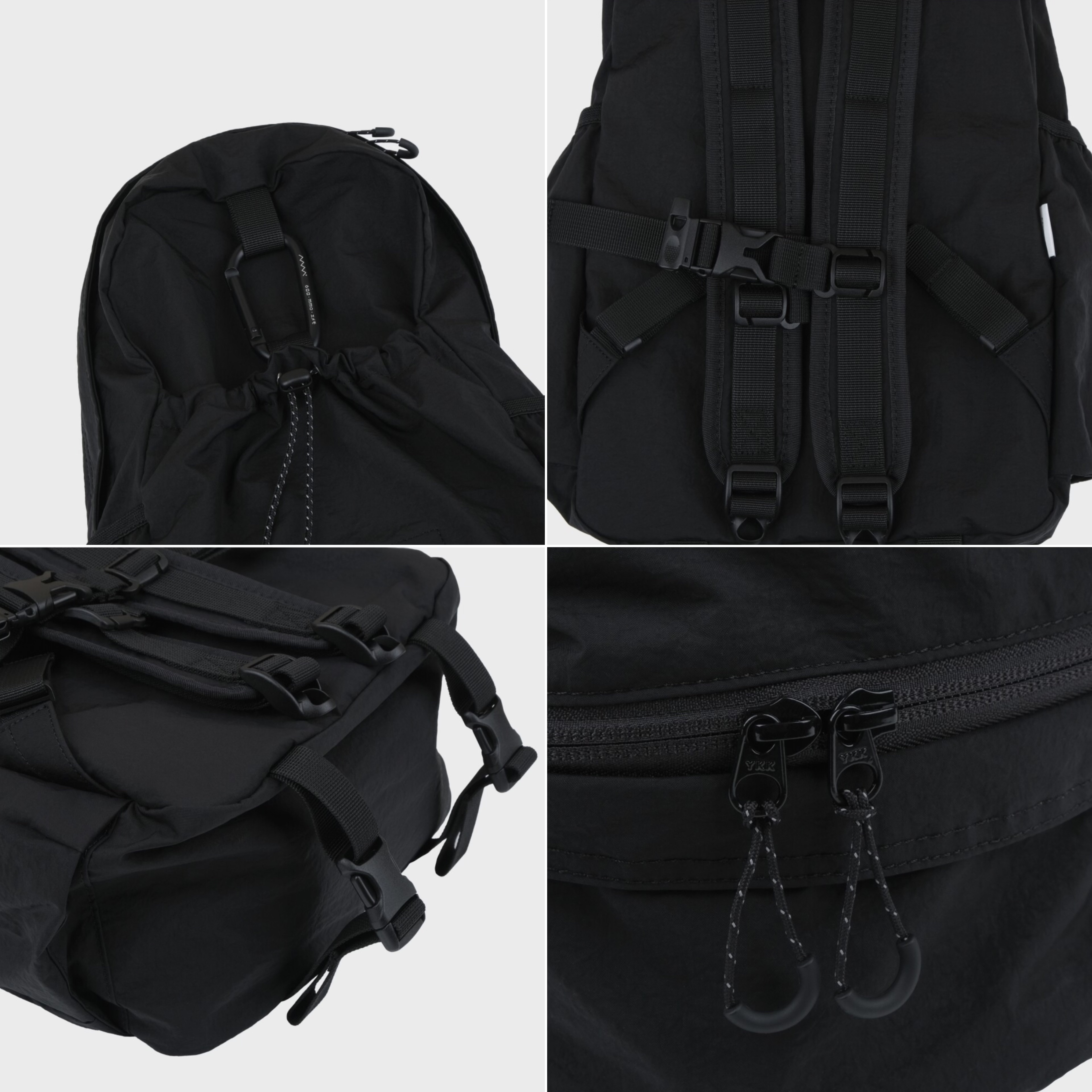 代購)韓國mmogarden - mmo backpack nylon wrinkle尼龍輕量背包