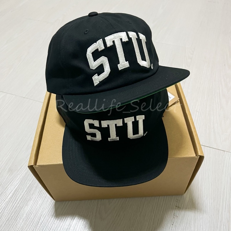 Reallife】現貨STUSSY MID-DEPTH STU ARCH STRAPBACK STU棒球帽