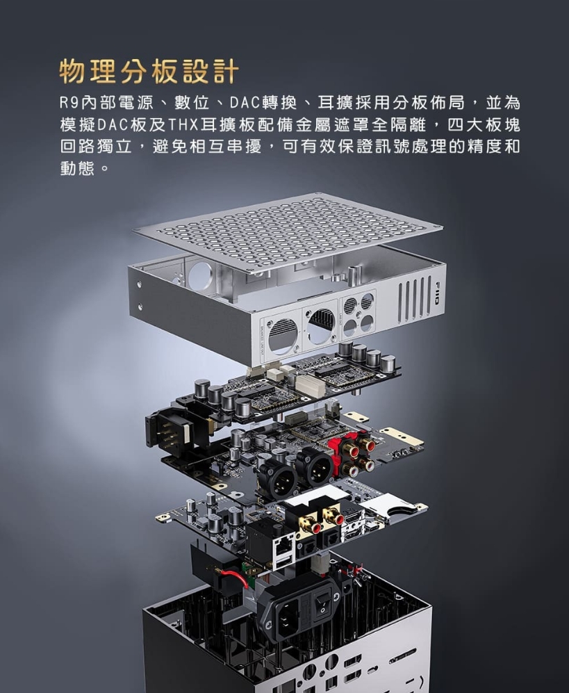 FiiO R9 桌上型旗艦 無線藍牙音樂解碼播放器