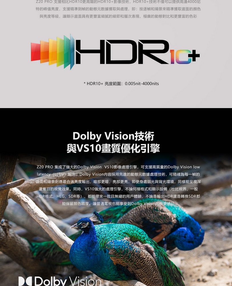 Zidoo芝杜 Z20 PRO 4K UHD多媒體播放機