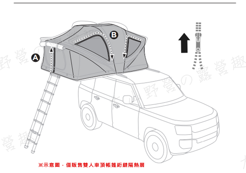 【大山野營-露營趣】THULE 都樂 雙人車頂帳篷絎縫隔熱層 隔熱罩 保暖罩 專用車頂帳 車頂帳棚 露營帳篷 | 蝦皮購物