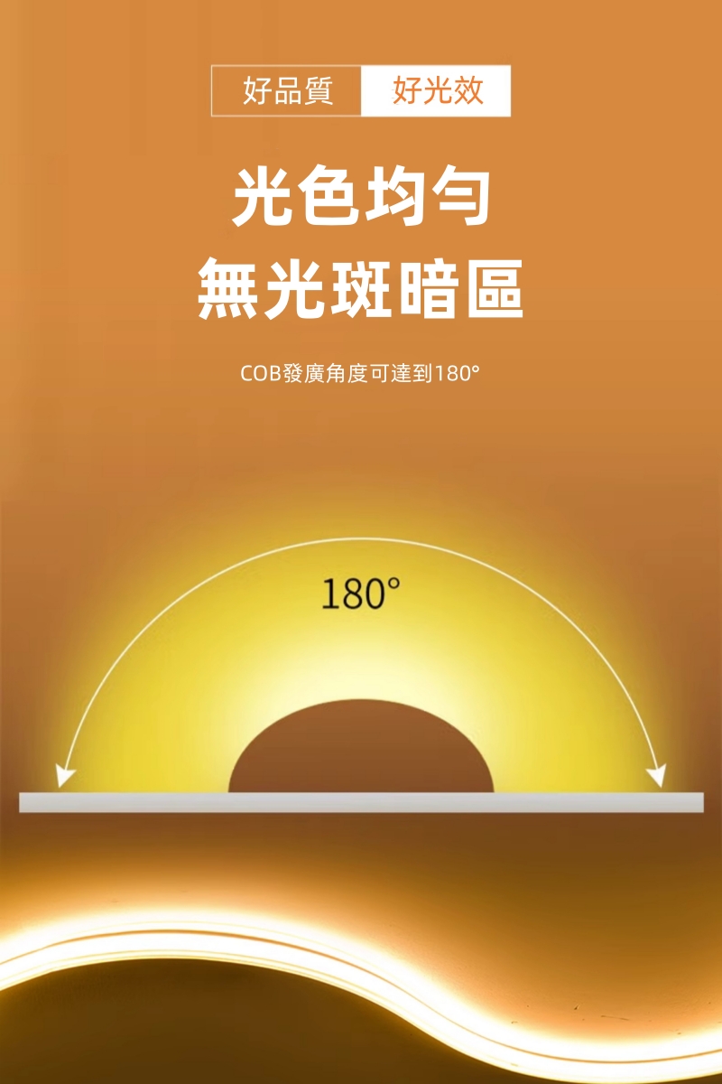 台灣現貨 LED燈條 高壓110V 超亮COB燈條 戶外防水 硅膠軟燈條 超薄線形燈 家用客廳吊頂 暗槽線條 間接照明 | 蝦皮購物