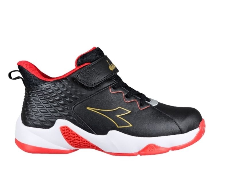 DIADORA 男童D92/ DA11117 超寬楦 魔鬼氈 足弓支撐 吸震減壓 康特杯穩包覆 大童專業耐磨避震籃球鞋 | 蝦皮購物