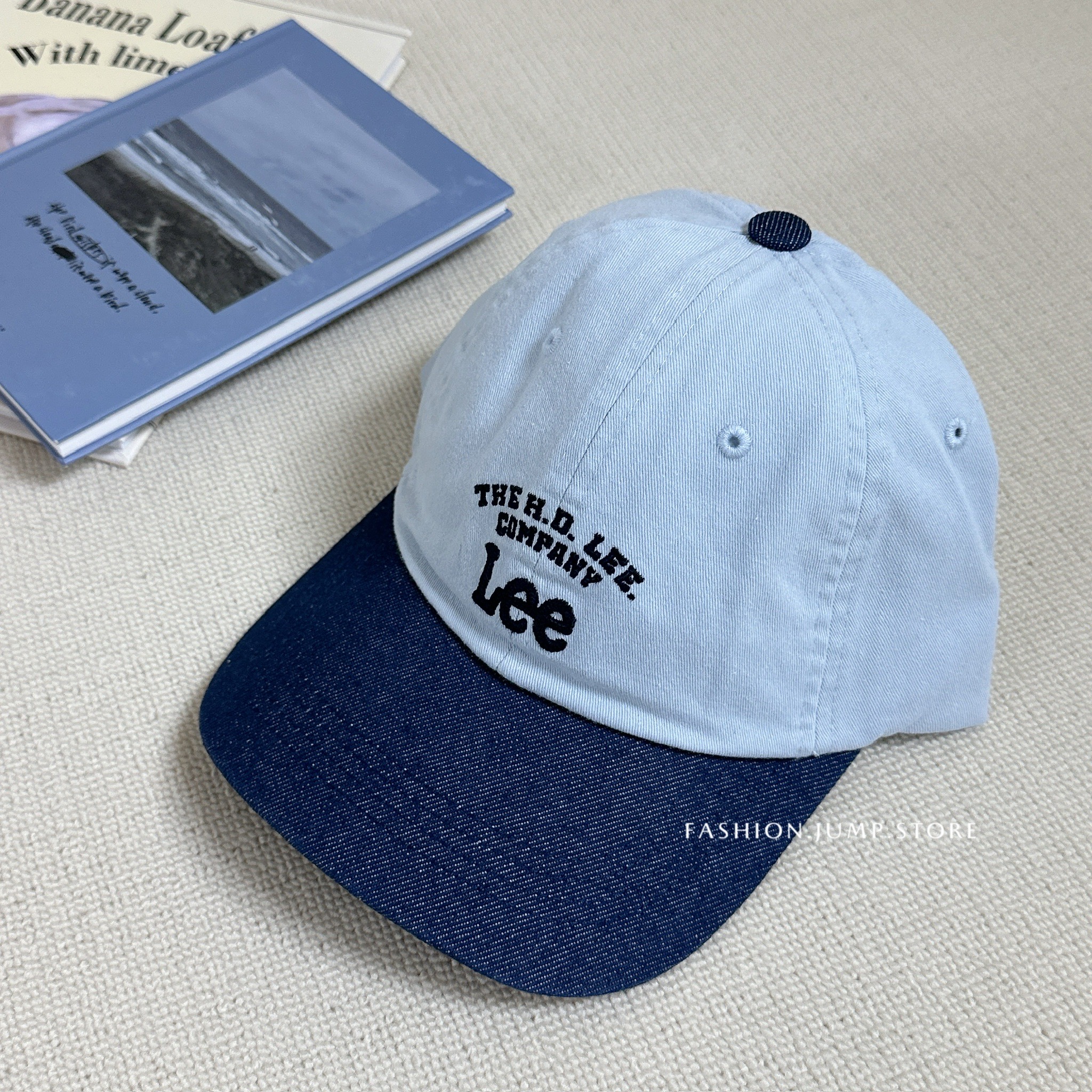 【FJstore】韓國限定 LEE 小標老帽 帽子 韓國代購 街頭 穿搭 棒球帽