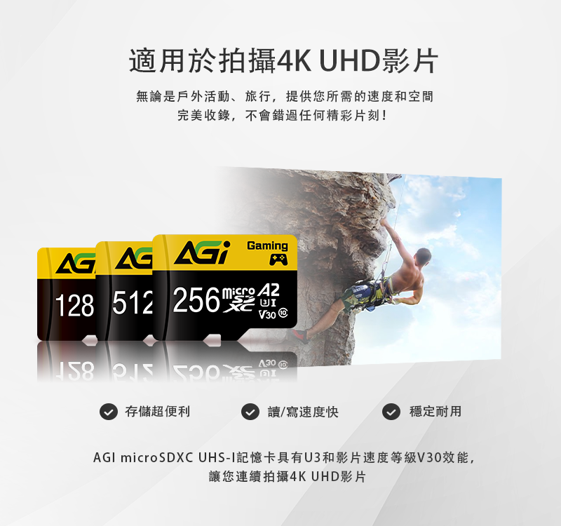 AGI亞奇雷 TF138 128GB MicroSDXC UHS-I A2 V30 三合一記憶卡 附TypeC讀卡機轉卡 | 蝦皮購物