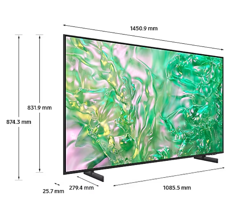 Samsung 三星 65吋-75吋 Crystal UHD DU8000 4K電視 UA65DU8000XXZW