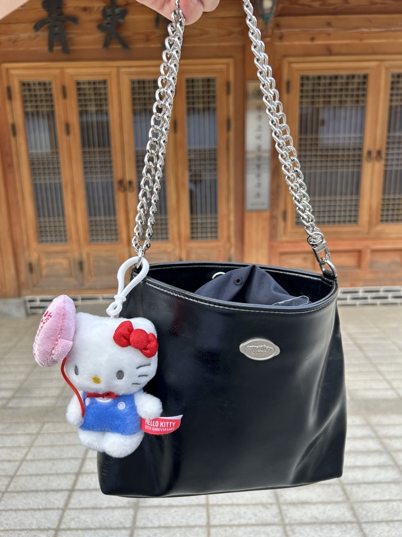 ◆SOMEWHERE BUTTER.◆ fle chain toast bag black B23CA001050 11th / fle chain toast bag - black - SOMEWHERE BUTTER.