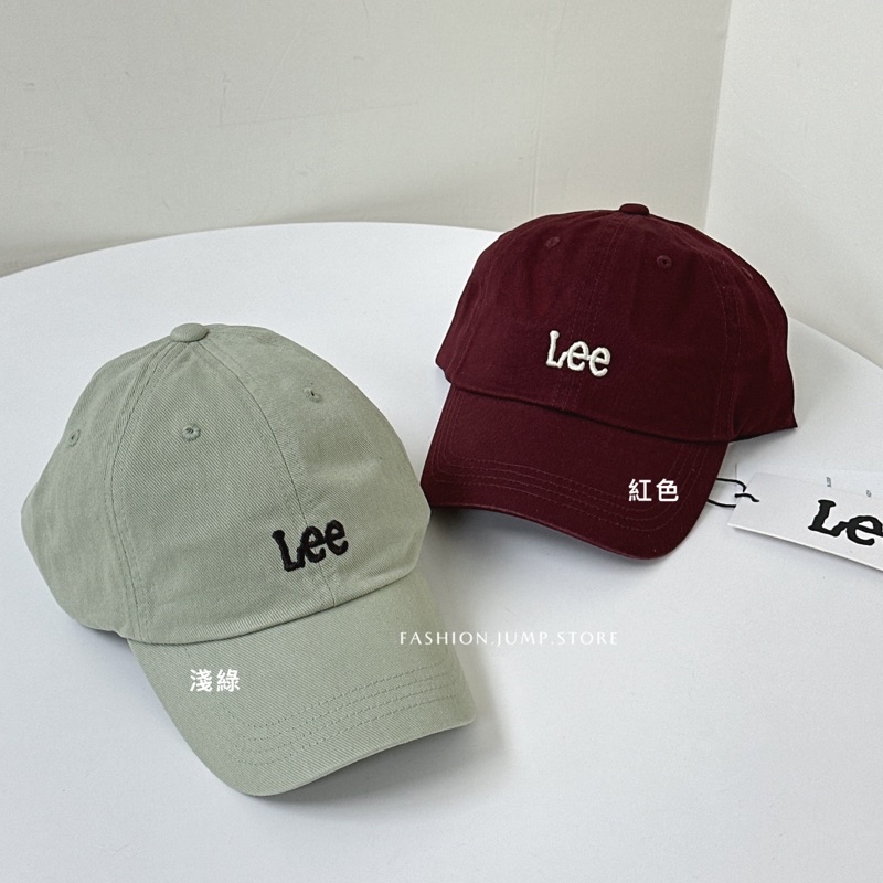 【FJstore】韓國限定 LEE 小標老帽 帽子 韓國代購 街頭 穿搭 棒球帽