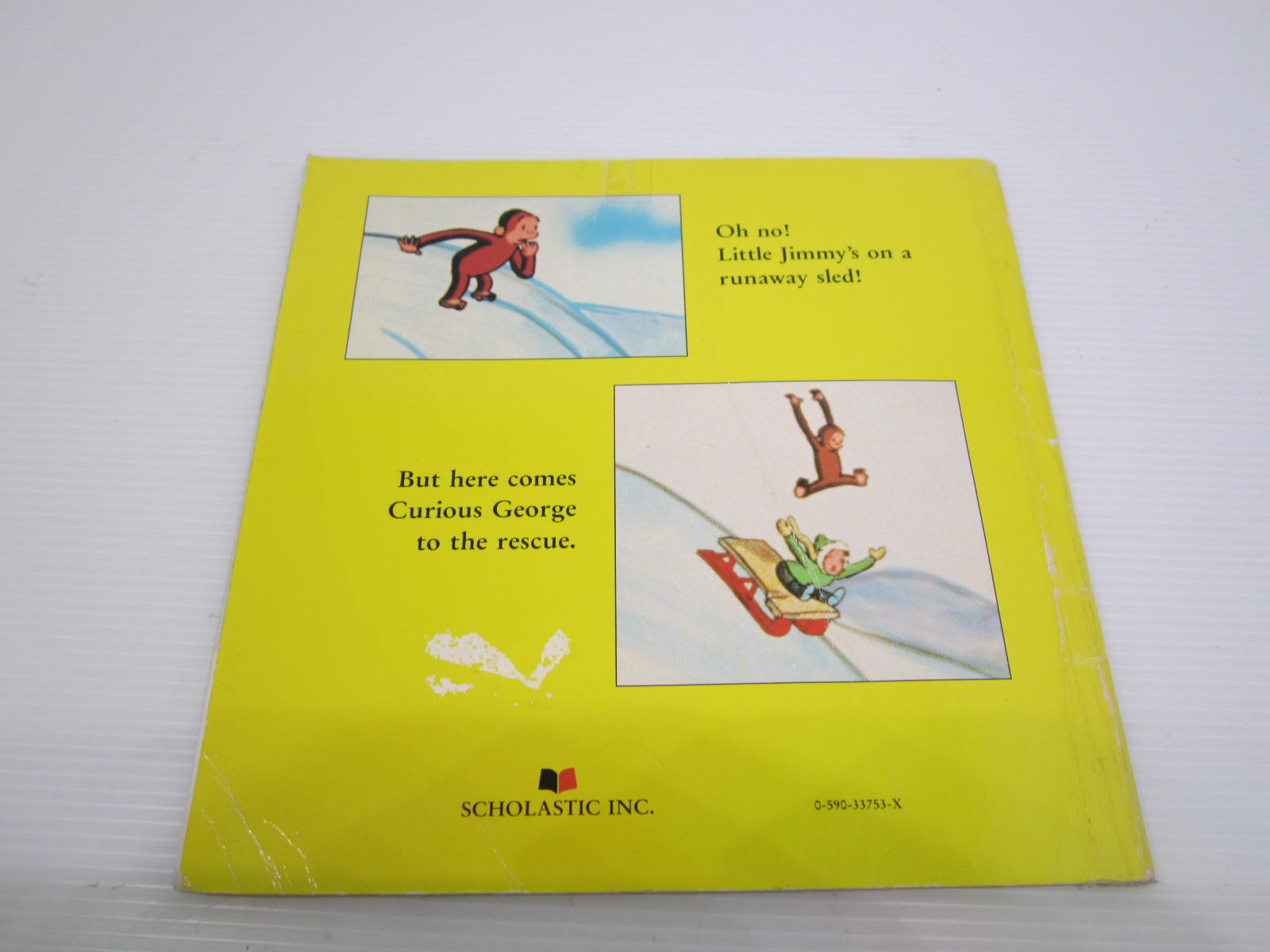 「二手書」舊書 Curious George Goes Sledding 好奇猴喬治 H. A. Rey | 蝦皮購物