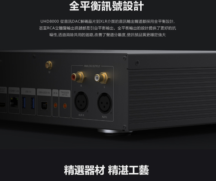 ZIDOO 芝杜 UHD8000 8K UHD多媒體播放機