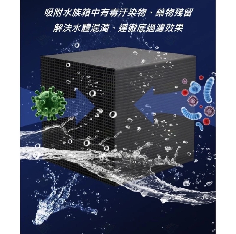 [水族最便宜]水族濾材 活性碳 淨水魔方 碳磚 水質澄清 解決水渾濁、異味 奈米 - 水立淨 快速淨水 培菌 水族濾材 | 蝦皮購物