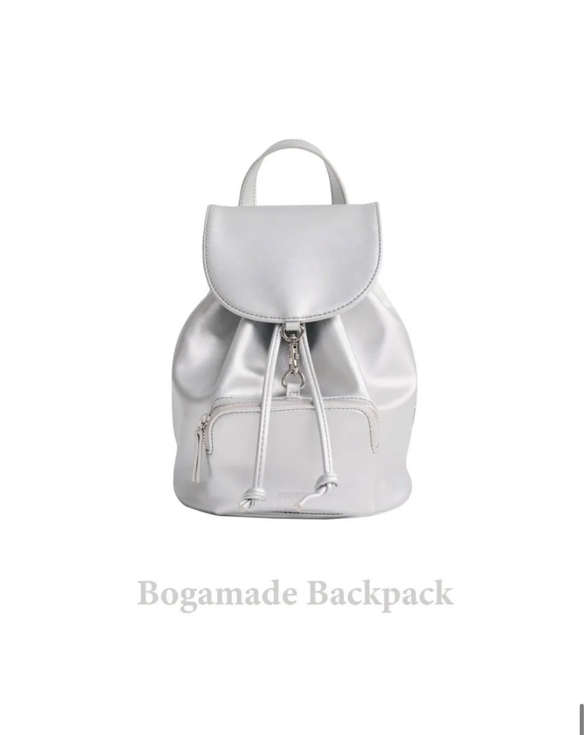 Mini on sale silver backpack