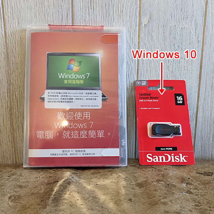 Windows 7 OEM 台灣區盒裝版 | 送 Win10 隨身碟 | 序號可裝 Win10 Win11【全新未拆封】 | 蝦皮購物