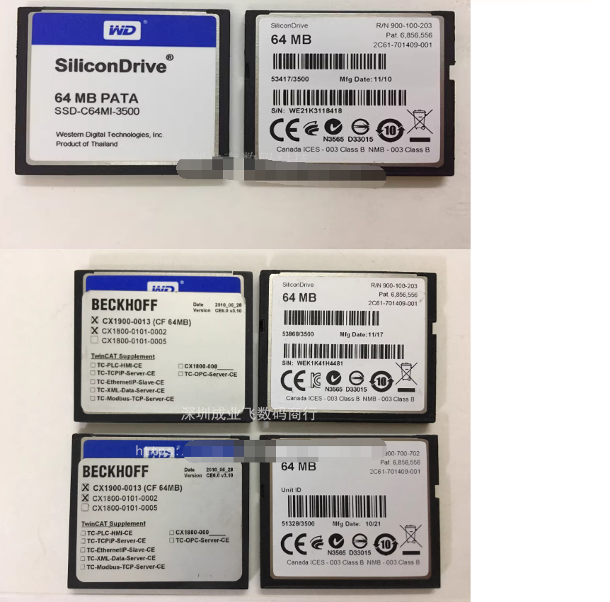 工業存儲卡/WD SILICON DRIVE CF 64MB CF卡64MB 法蘭克數控機床工業設備用CF可開發票 | 蝦皮購物