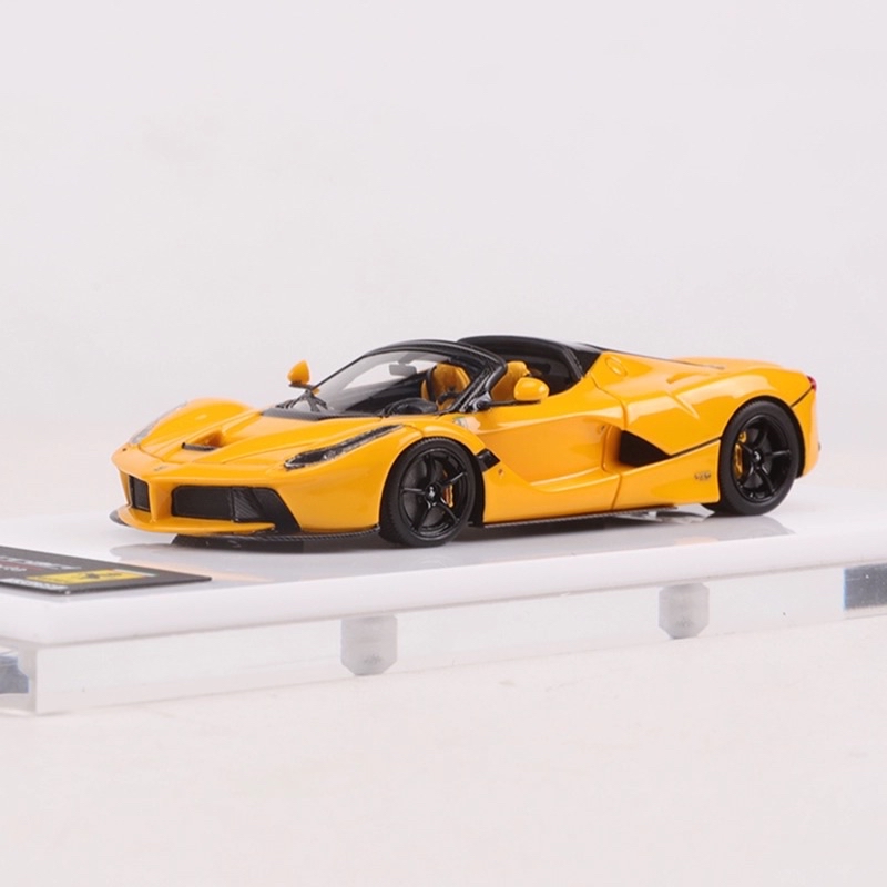DMH 1:64 Ferrari LaFerrari Aperta 敞篷黃色| 蝦皮購物