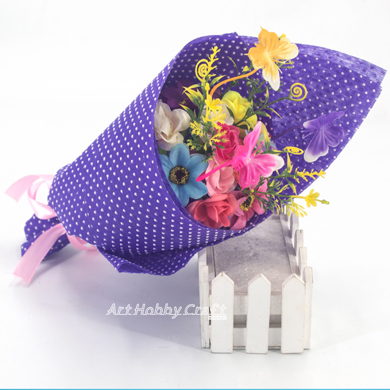亭舖生活品∣手持捧花-附花托︱不織布 鈕扣手捧花 DIY 鈕扣花 母親節 教師節 DIY材料包 美勞 手作材料 | 蝦皮購物