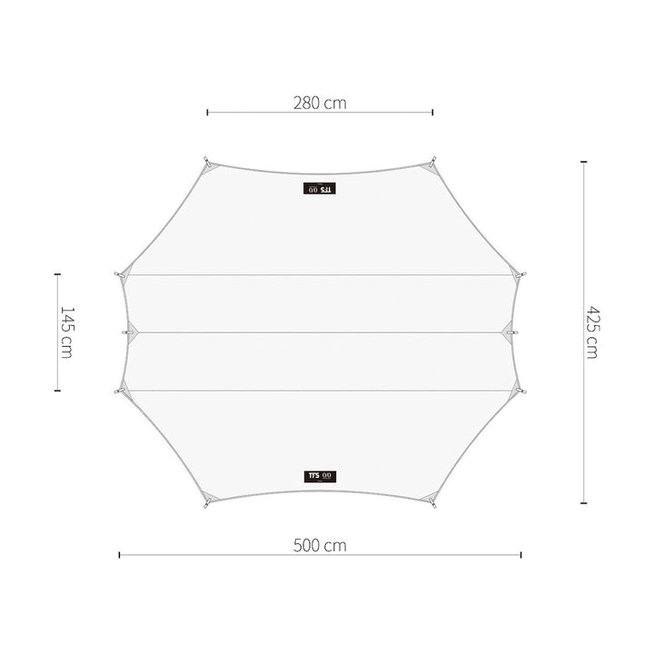 neru design works】Hillside tarp – CROSS ORANGE(クロスオレンジ)