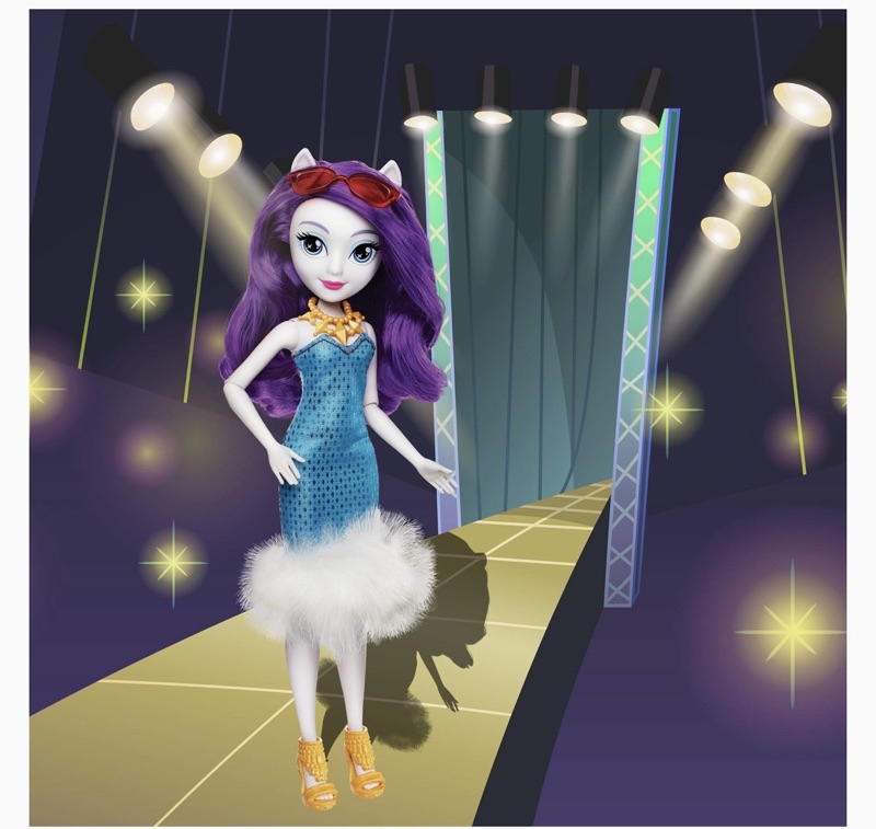 （二手玩具）Hasbro my little pony彩虹小馬 魔法公主 珍奇 Rarity 娃娃 公仔 可動關節 玩偶 | 蝦皮購物