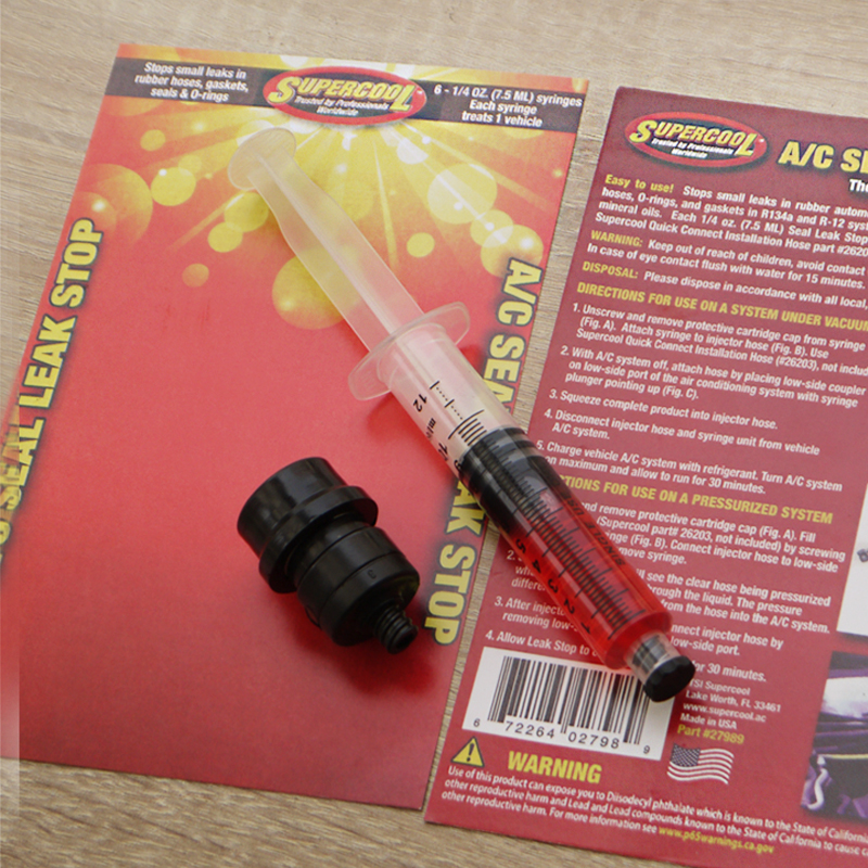 【Supercool 超級冷】R134a注射式止漏劑｜橡膠／軟管專用｜汽車冷氣適用｜美國進口 | 蝦皮購物