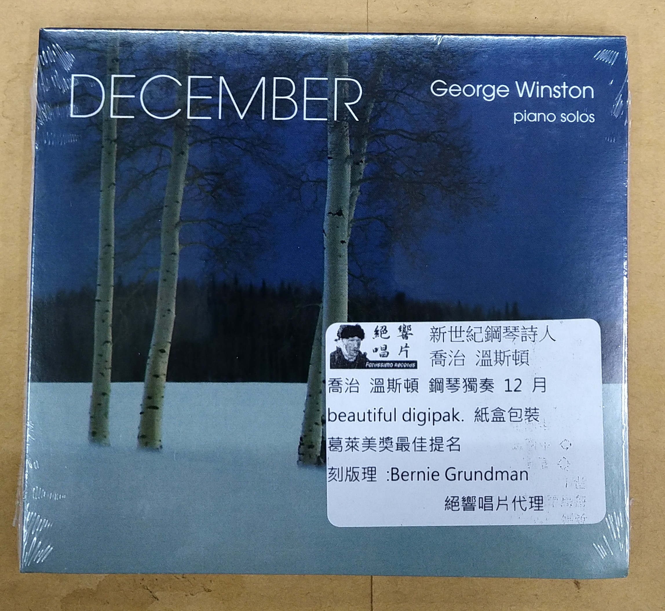 GEORGE WINSTON / DECEMBER 喬治溫斯頓十二月CD 12月進口正版